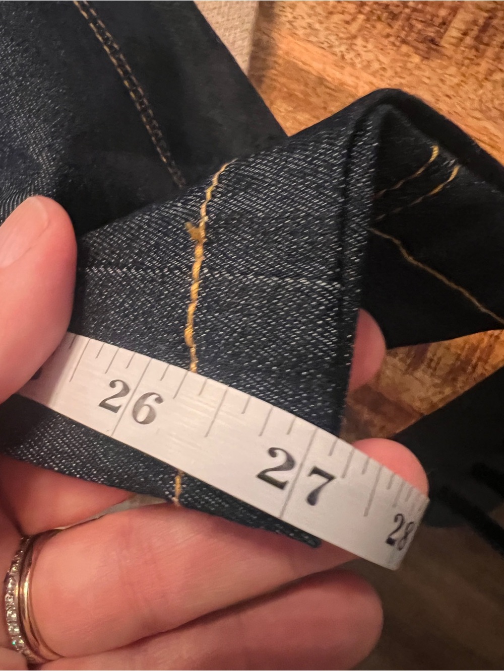 Cinq à Sept Dorothea Indigo High Rise Cropped Flare Jeans Size 0 - Picture 14 of 15